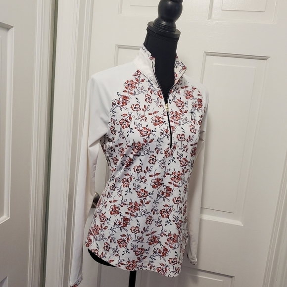 FAIRWAY & GREENE Wesley Pullover Floral Print/Style L12229 Sz. Small Activewear - Picture 5 of 10